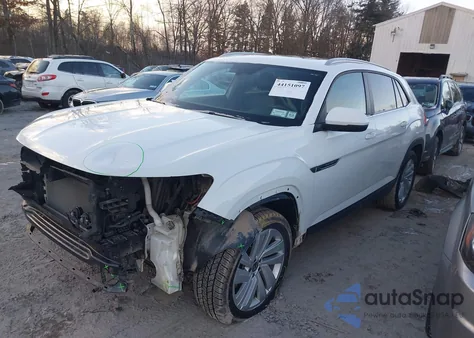 2022 Volkswagen Atlas Cross Sport 3.6L V6 Se W/Technology z USA, uszkodzony, nr VIN 1V2KE2CAXNC213911